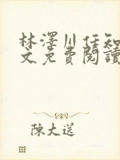 林泽川任知夏全文免费阅读笔趣阁