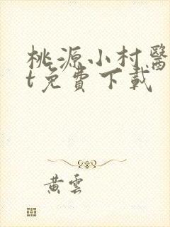 桃源小村医txt免费下载