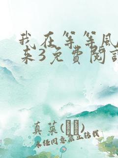 我在等等风等你来3免费阅读