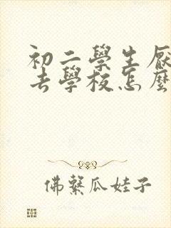 初二学生厌学不去学校怎么办