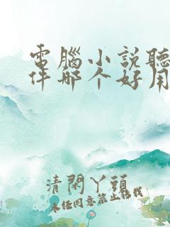 电脑小说听书软件哪个好用