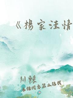 《杨家洼情事》
