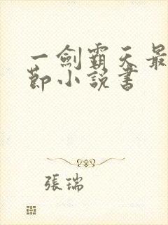 一剑霸天最新章节小说书