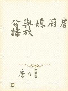 公与媳厨房在线播放