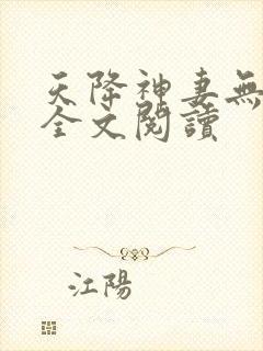 天降神妻无删减全文阅读