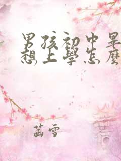 男孩初中毕业不想上学怎么办