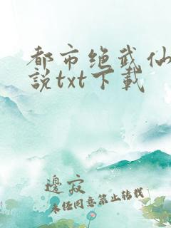 都市绝武仙医小说txt下载