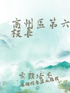 商州区第六小学校长