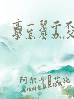 高一儿子不想上学怎么办,父母应该教育