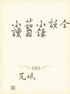 小茹小说全文阅读目录