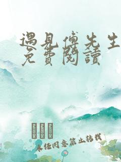 遇见傅先生全文免费阅读