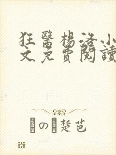 狂医杨洛小说全文免费阅读最新