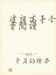 透视高手全文免费阅读