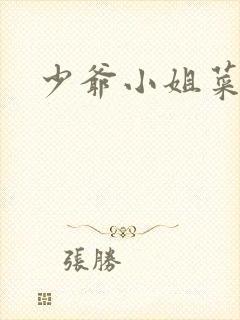 少爷小姐菜