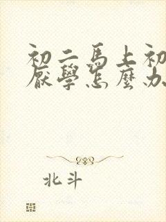 初二马上初三了厌学怎么办