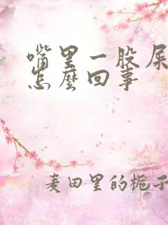 嘴里一股屎味是怎么回事