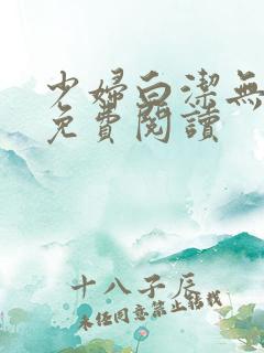 少妇白洁无弹窗免费阅读