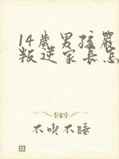 14岁男孩严重叛逆家长怎么办
