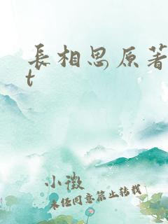 长相思原著txt