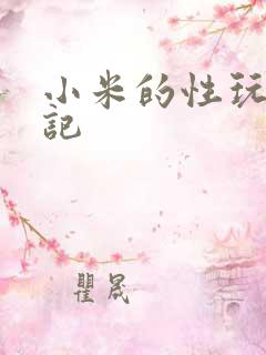 小米的性玩具日记