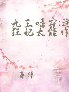 九王嗜宠:逆天狂妃太能作小说