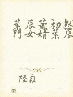 叶辰萧初然 上门女婿叶辰