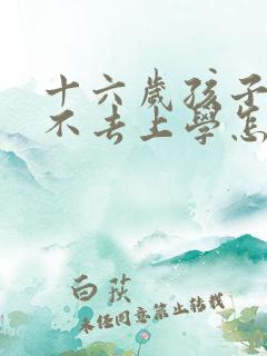 十六岁孩子厌学不去上学怎么办