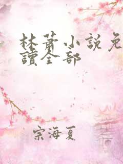 林萧小说免费阅读全部