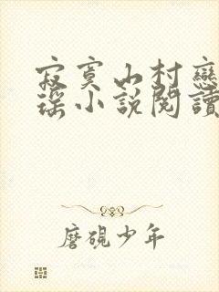 寂寞山村恋上张瑶小说阅读免费