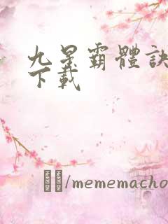 九星霸体诀小说下载