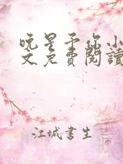 晚星予你小说全文免费阅读无弹窗