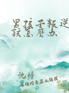 男孩子叛逆厌学该怎么办