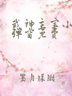 武神主宰小说无弹窗免费