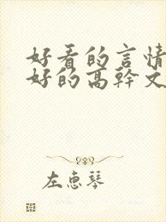 好看的言情文笔好的高干文