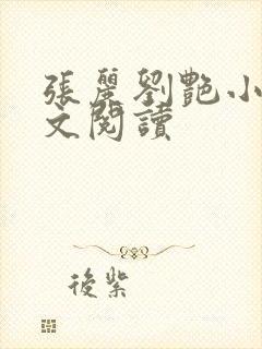 张丽刘艳小说全文阅读