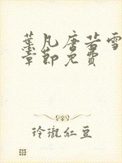 叶凡唐若雪最新章节免费