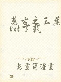 万古之王叶无双txt下载