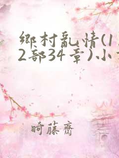 乡村乱情(1…2部34章)小说