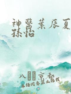 神医叶辰夏若雪孙怡