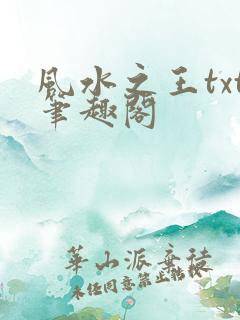 风水之王txt笔趣阁