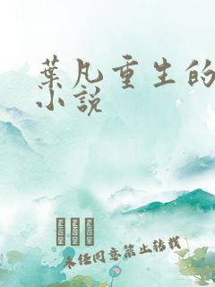 叶凡重生的都市小说