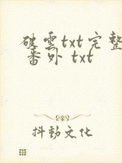 破云txt完整 番外 txt