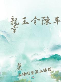 龙王令陈平最新章