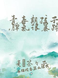 青春期孩子叛逆,脾气很暴躁,厌学