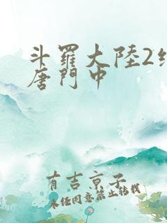 斗罗大陆2绝世唐门中