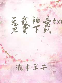 天武神帝txt免费下载