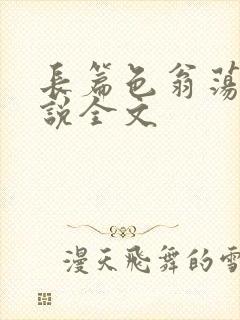 长篇色翁荡熄小说全文