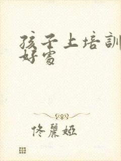 孩子上培训班的好处
