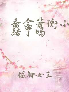 乔念萧衡小说完结了吗
