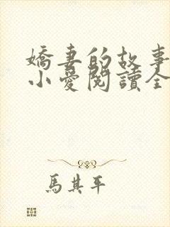 娇妻的故事吴勇小爱阅读全文小说